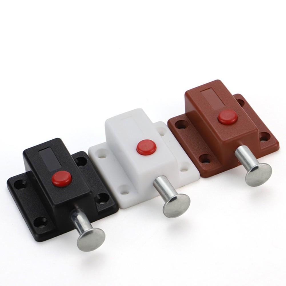 10pcs Plastic Latch With Cover Automatic Door Easy-installing