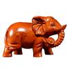 Rosewood Wood Carving Crafts Elephant Statue 2 Pcs/set Vintage Home Decor Ornaments Living Room Decoration Sculpture