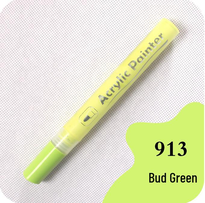 Guan Na 48-Color Waterproof Acrylic Markers for Ceramic, Stone, Graffiti & Coloring
