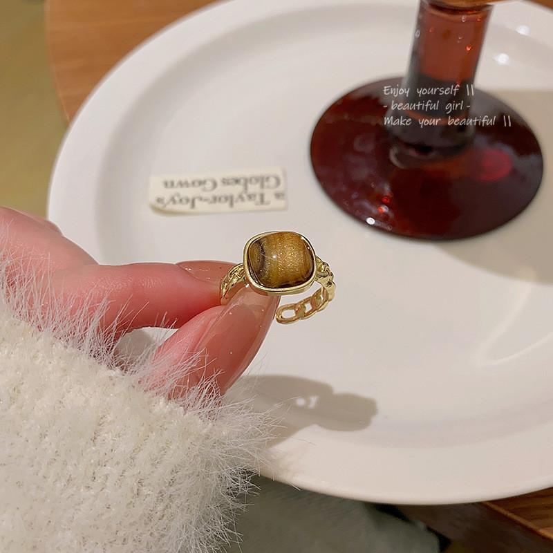 Inspired Fashionable Korean Zircon Ring Set With Multiple Color Options For Women Modern