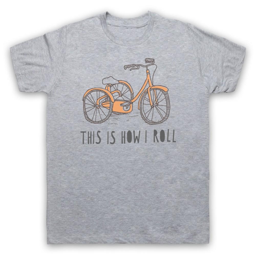 

Tricycle Retro This Is How I Roll Funny Parody Cute Mens And Womens T-Shirt XL
