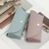 Estuche Portátil Blando de Cuero PU para Gafas Bolso de Almacenamiento de Gafas de Sol de Moda Resistente a la Presión a Prueba de Polvo Accesorios para Gafas