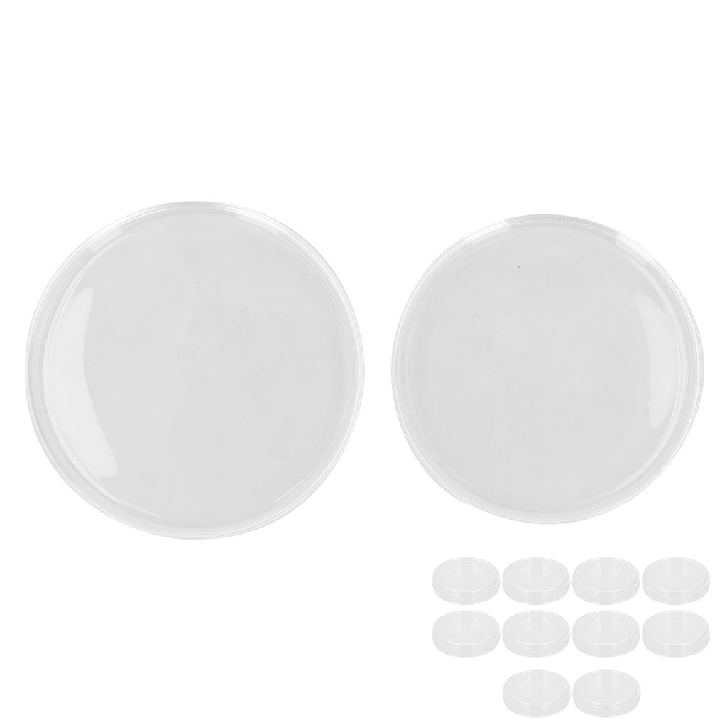 Szkiełka Petriego Instrumenty Biochemiczne Laboratoryjne Borokrzemowe Płytki Petriego z Pokrywką 10 szt.