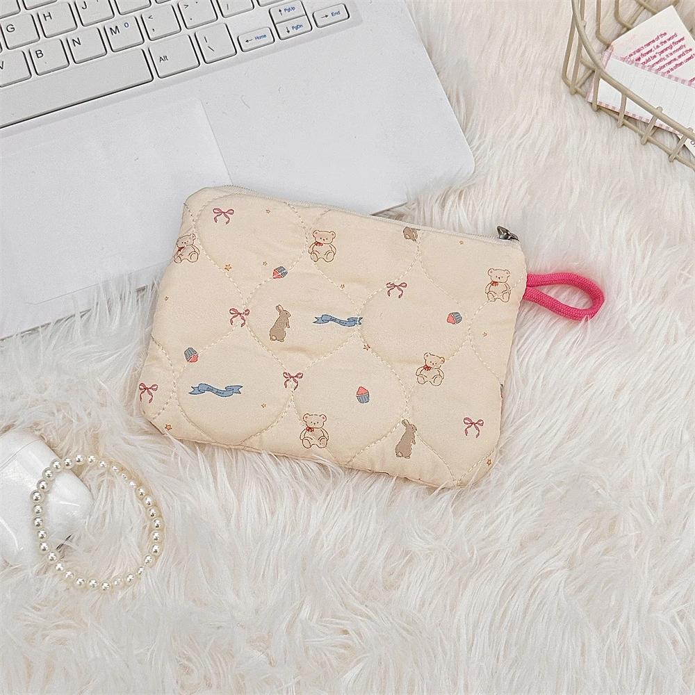 Cute Cartoon Small Coin Purses Women Mini Makeup Handbags Wallet Pouch Bag Earphone Card Storage Bag