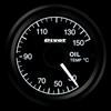 Pivot GT Oil Temperature Gauge with White Lighting GAUGE-52 (GSO-5)