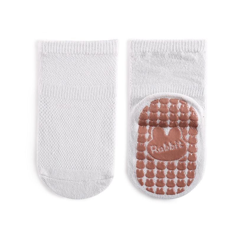 Bawełniane skarpetki antypoślizgowe dla niemowląt i małych dzieci - styl wiosenno-jesienny