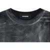 We11done Ss23 Logo Print Washed Short Sleeve T-Shirt Unisex Tops Black WD-TT1-23-874-U-BK