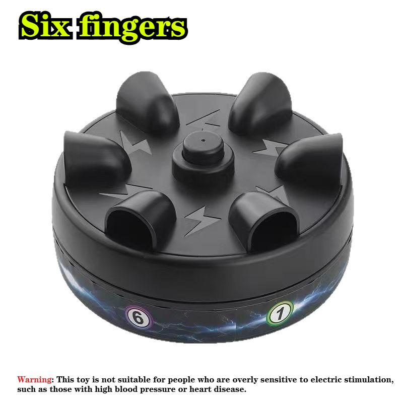 Electric Lie Detector Stress Relief Party Game Finger Toy Truth or Dare Desktop Game Low Voltage Safe TechnologyOne-Button Start