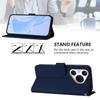 Solid Color Wallet Case for Honor 70 Lite X6 X6S X6B X6A X7A X8A X8B X8 X9 X9B X9A Shockproof Card Holder Strap Phone Cover