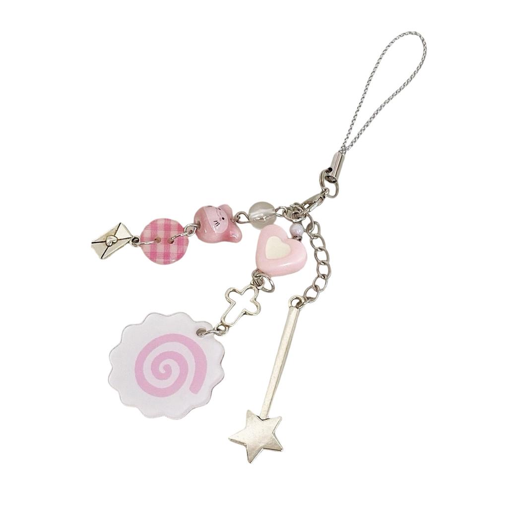 Camera Accessory Beaded Keyring with Strong Hook Travel Safety Key Holder Suitable for Backpack or Photography Gear