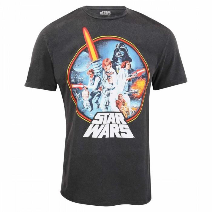 

Star Wars Unisex Adult Circle Acid Wash T-Shirt S