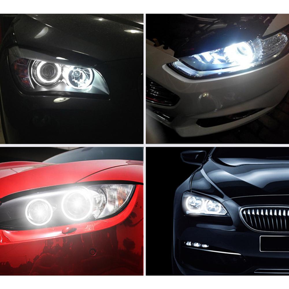 2X 40W H8 LED žárovky s Angel Eyes Halo kroužky pro BMW E91 E92 E93