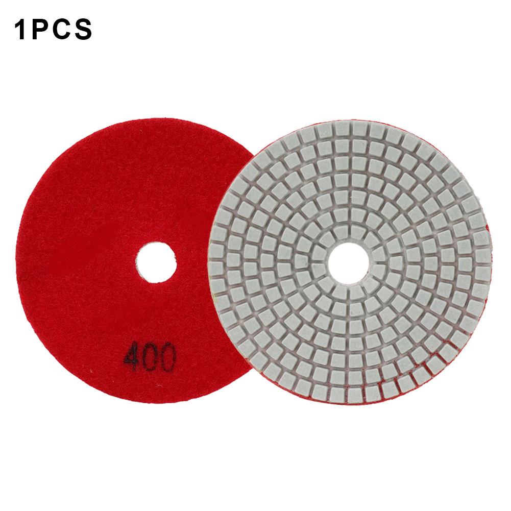 4inch Emery Polishing Pads Wet Dry Granite Concrete Marble Glass Stone Sanding Granite Concrete Abrasive Grinding