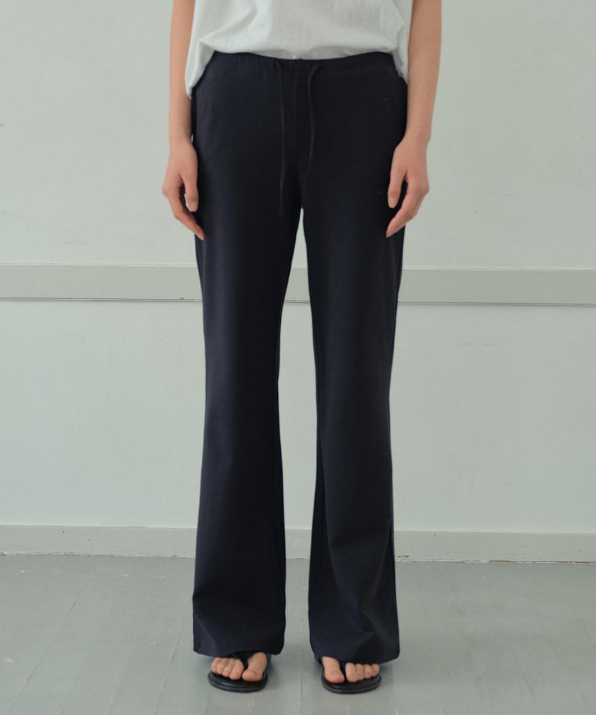 Wednesday Oasis For Woman Semi-High-Waisted Bootcut Pants_Black(Wb6Pt17)