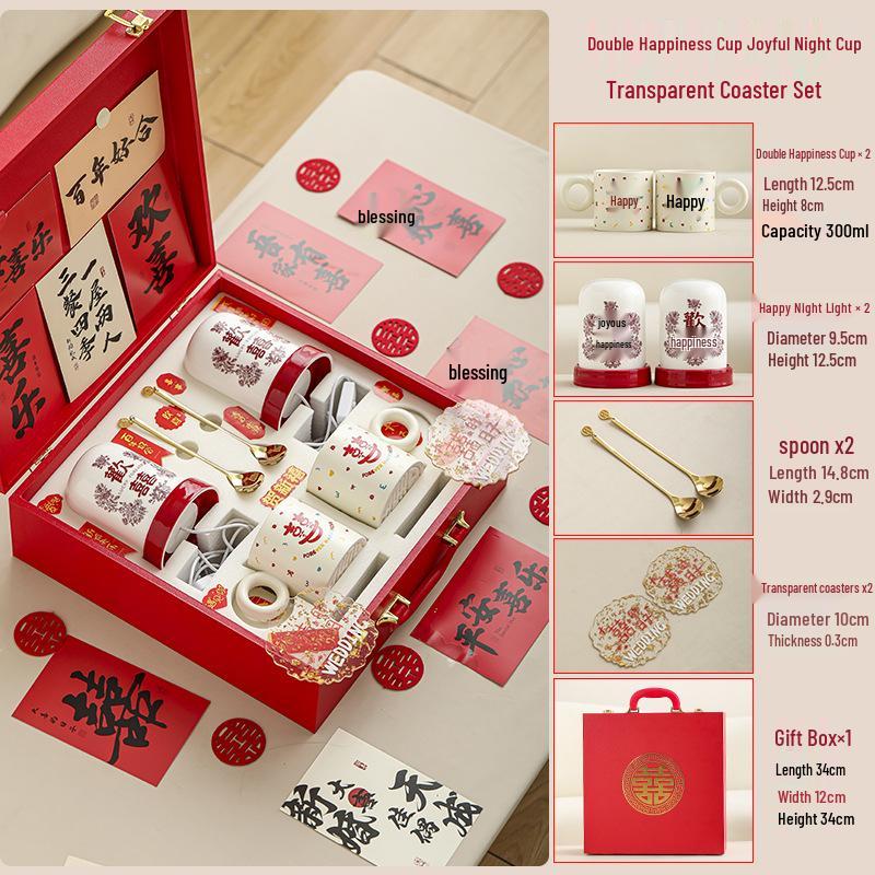 Bridal Gift Box: Practical Cup & Night Light for Best Friend or Sister