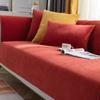 Sofa Cushion Chenille Light Luxury Modern Four Seasons Universal Simple Non-Slip Pure Color Cover Cover Cloth