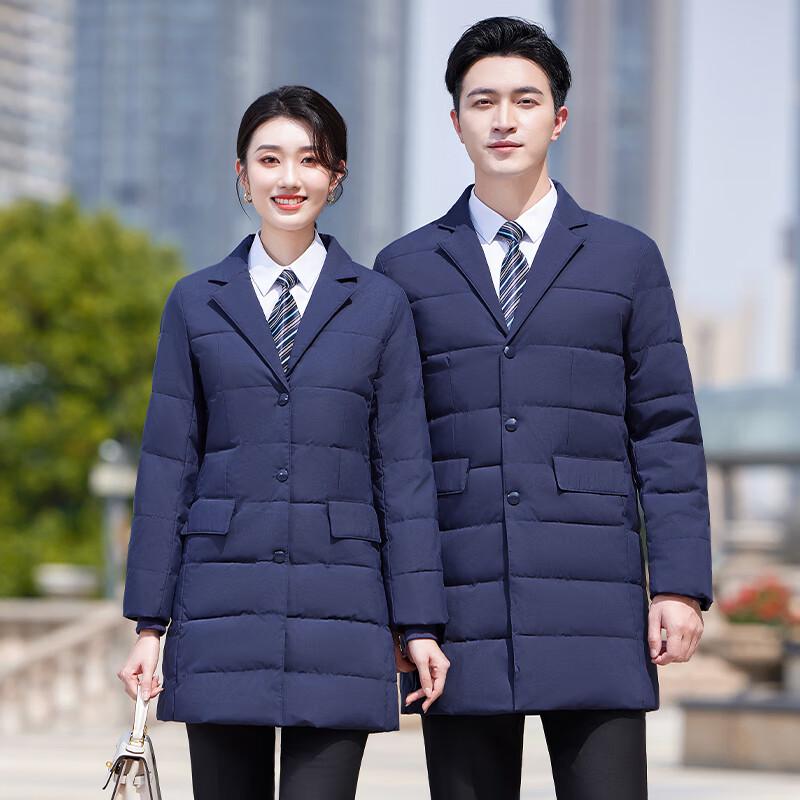 Troloman Unisex Mid-length Winter Padded Work Coat