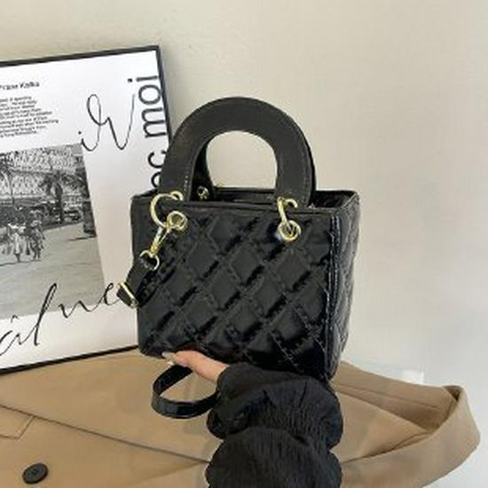 Women s Versatile Daily Tote Crossbody Handbag - Simple, Pure Color Design черный без кулона