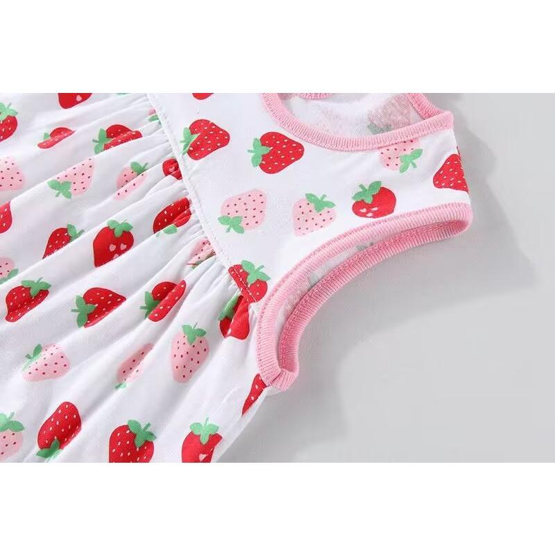 Summer Baby Dress Beautiful Fashion Girls Infant Princess Dresses A-Line Cotton Children Soft Clothes Kids Clothing Dress