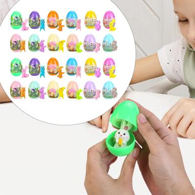 Prefilled Easter Eggs Basket Fillers with Bunnies Inside Interactive Toys
