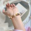 China Ethnisch Retro Jingdezhen Keramik Stern Runde Perlen Kette Armband für Frauen Freundschaft Charme Schmuck Zubehör Geschenke