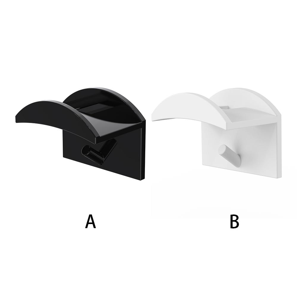 Wall Mounted Hooks Self-adhesive Hanger Hat Storage Rack Clothes Bathrobe Multi-functional Holder for Home Living Room Bedroom