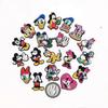 20 Stück Mickey-, Minnie- und Donald-Duck-Schuhanhänger zur Dekoration von Clogs und Sandalen, Schuhdeko-Accessoires für Kinder, Jungen und Mädchen, Gastgeschenke