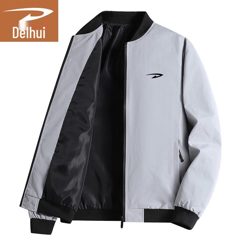 

Deerway Men s Casual Stand Collar Jacket 2XL