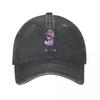 FNAF Roxanne Wolf Game Unisex Baseball Caps Security Breach Distressed Denim Caps Outdoor Activities Adjustable Fit Snapback Hat