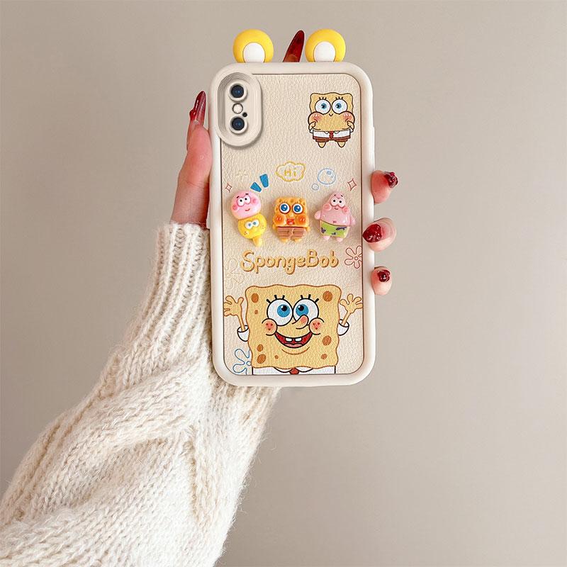 KEYSION Cute Ear 3D Cartoon Case for iPhone XS Max X with Bracelet Soft Silicone Shockproof Phone Back Cover for iPhone XR