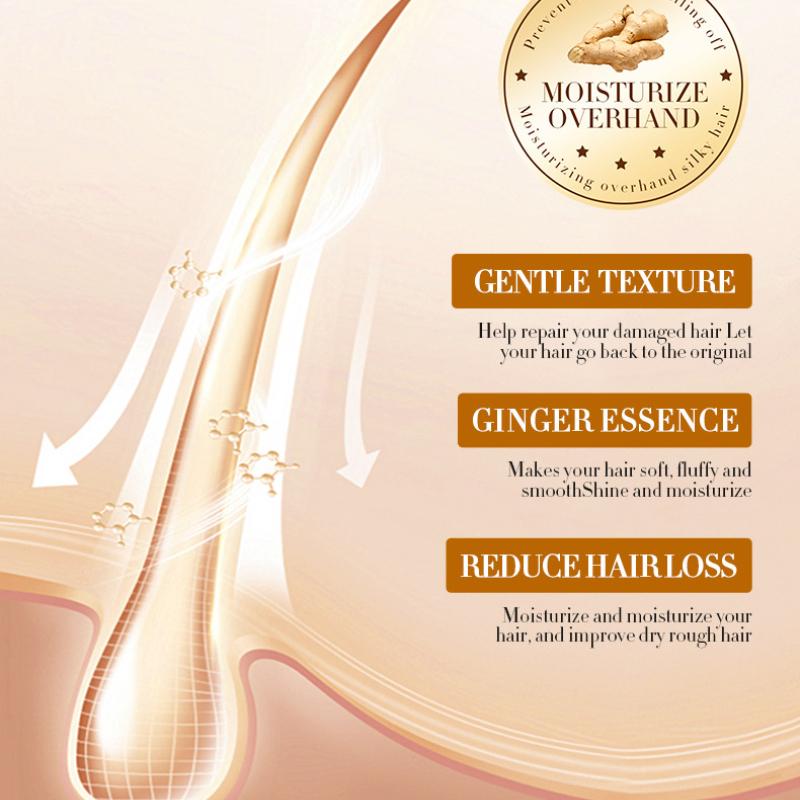 Ginger Hair Care Serum 30mlSADOER Improves Dry and Frizzy Hair Moisturizing Oil