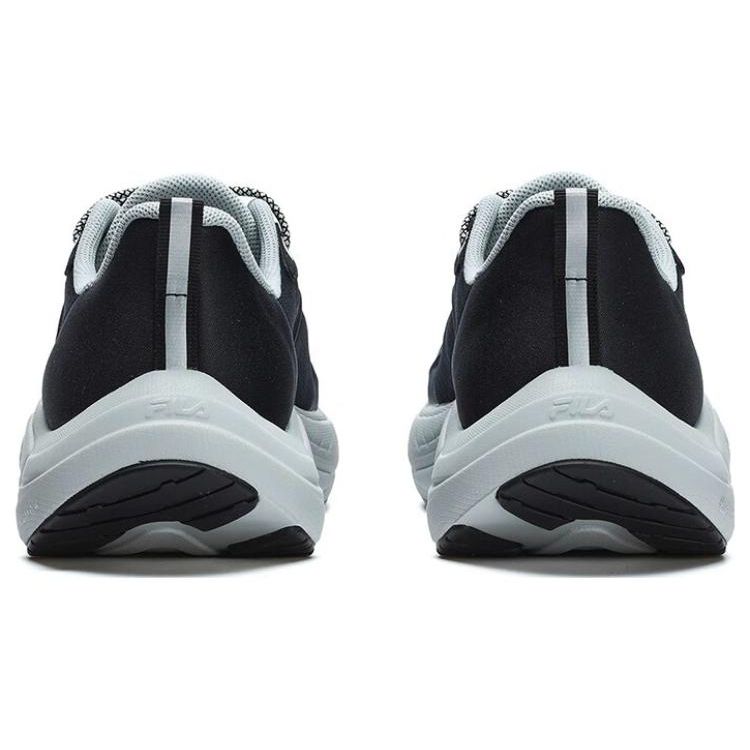 Fila Wolf Sapatos de Corrida Casuais de Cano Baixo Confortáveis de Couro Sintético Leve Mulher tênis Preto Cinza A12W241233FSH