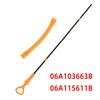 Car Engine Oil Level Dipstick 06B115611C Transmission Engine Oil Gearboxes Fluid Dipstick Funnel Tube