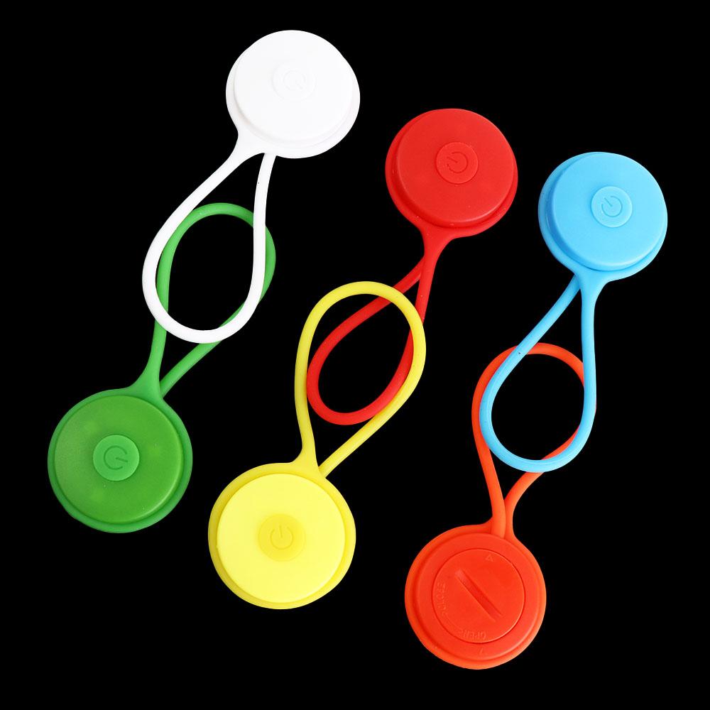 Flash Night Running Silicone LED Backpack Light Bike Warning Light Bicycle Light Bike Rear Light
