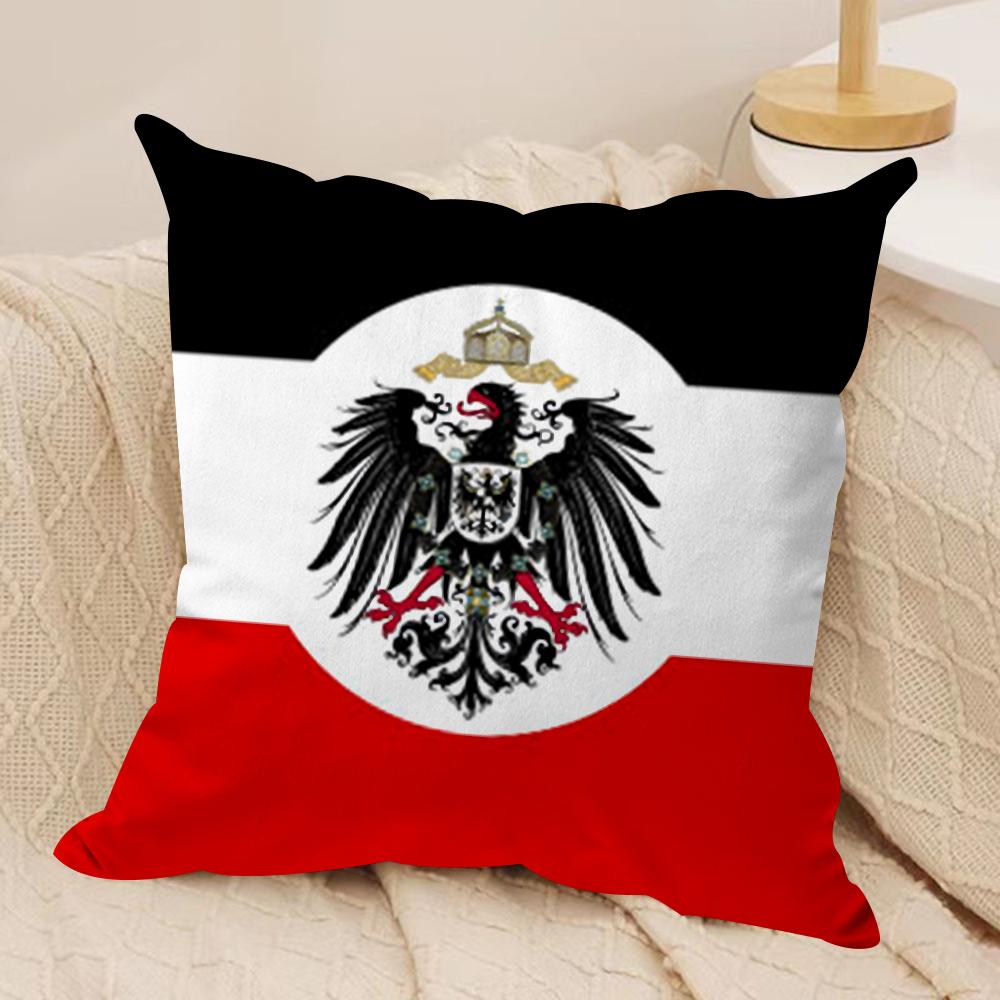 France Lorraine Region Cushion Cover Silky Short Plush Double-Sided Printed Pillow Case for Sofa All Seasons Home Decor Gift