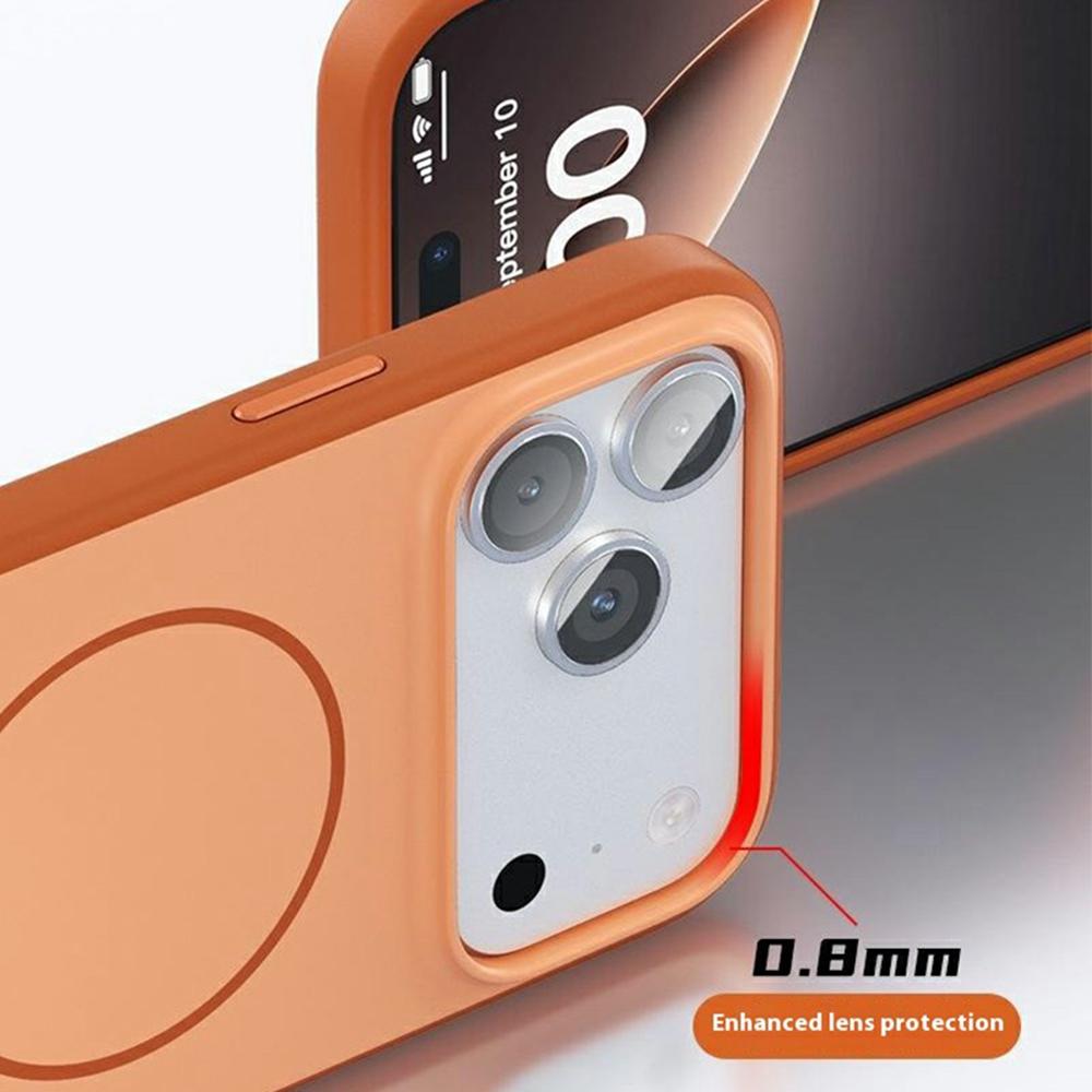 For iPhone 17 Pro Case Compatible with MagSafe Shockproof TPU PC Phone Back Cover