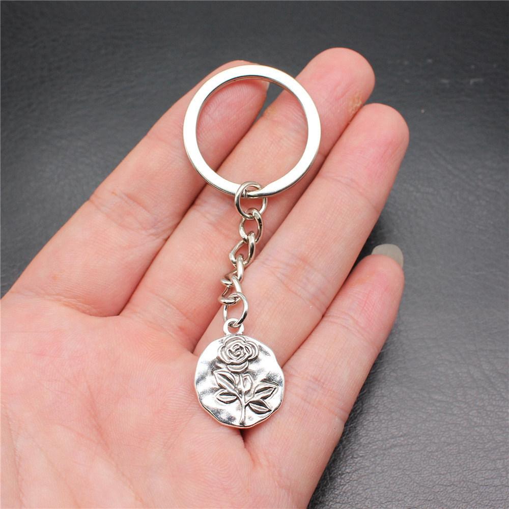 Flower of Life Symbol Sacred Geometry Keychain for Men Best Seller Boho Gift for Her Minimalist School Accessory