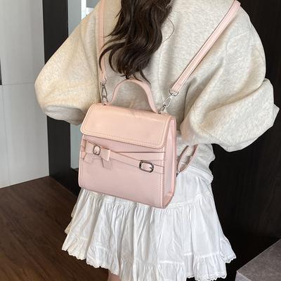 2025 Frühling neue Retro Damen kleine quadratische Tasche High-End Handtasche Doppel-Schulter Umhängetasche Schräg-Umhängetasche