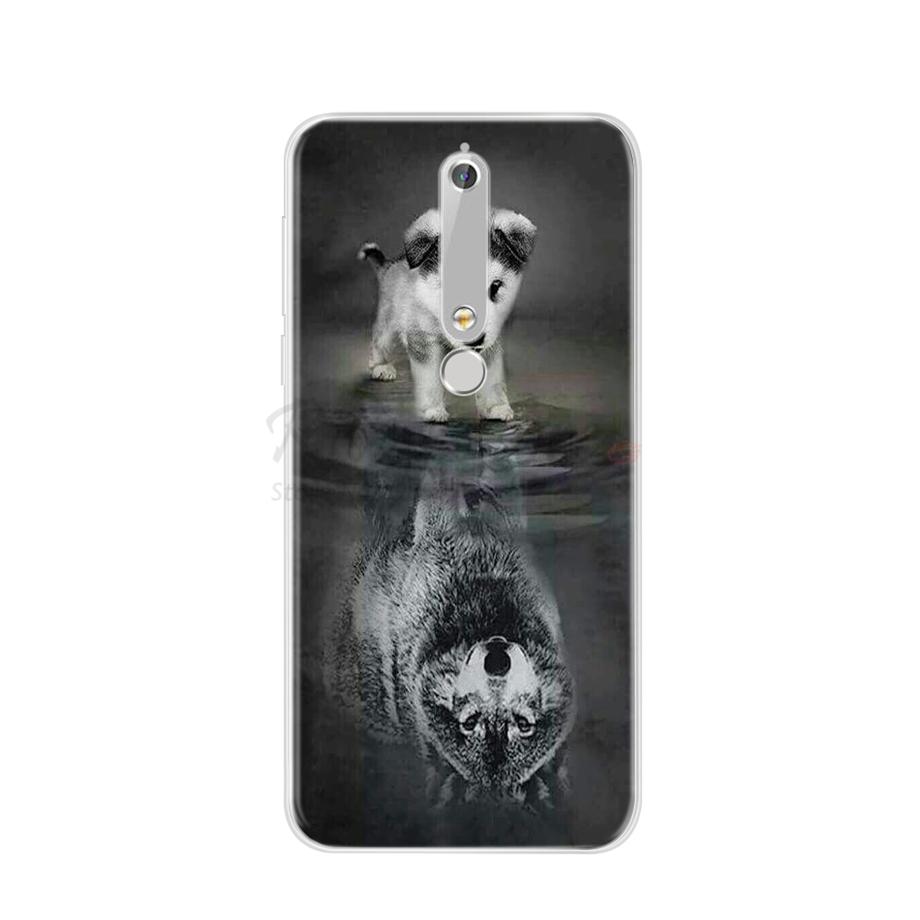 For Nokia 6.1 Nokia6.1 Phone Case Soft TPU Silicone Case For Nokia 6.1 2018 / For Nokia 6 2018 TA-1068 TA-1043 Case Back Cover