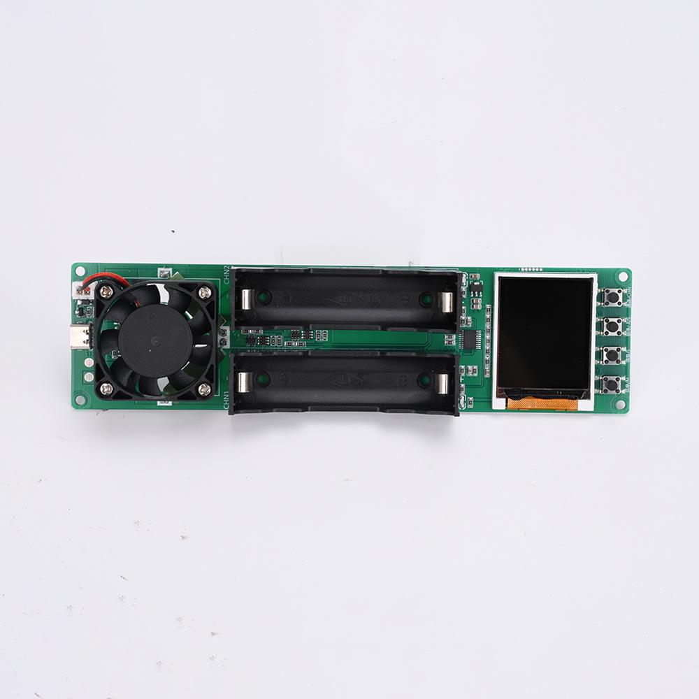 Dual Channel 18650 Lithium Battery Capacity Tester Resistance Tester Battery Power Detector Module Dual Type-C Interface