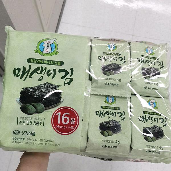 Sungkyung Seaweed with Fulvescens 4g x 16ea