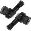 Windance 2pcs 90 Degree CNC Motorcycle Tire Valve Stems for Most Bike 10 mm to11.3 mm Tubeless Tires Easy tallation (Black)