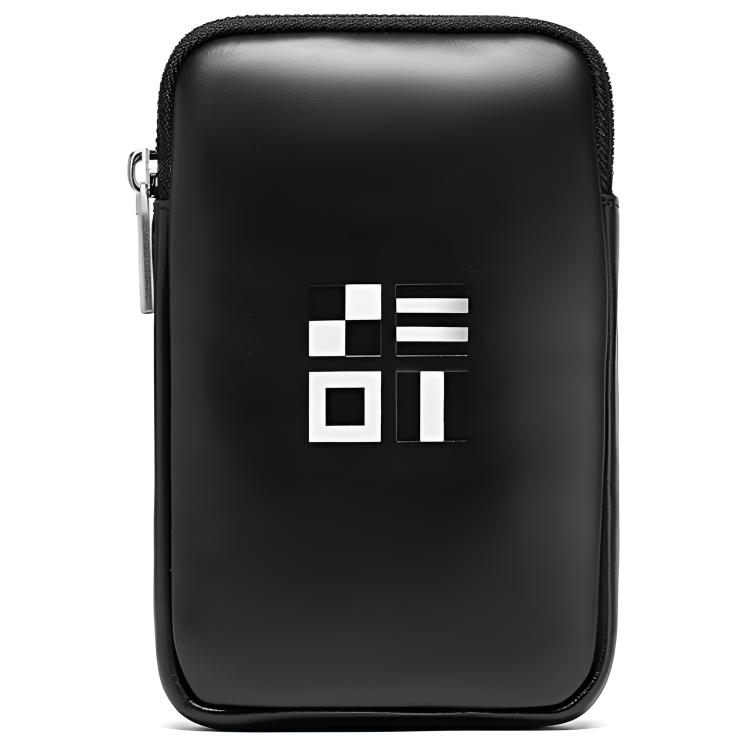 Lacoste Casual Versatile Zipper Shoulder Crossbody Leather Phone Bag Men bags Black NH4010FW-138211-K94 Black