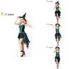 Witch Costume Fashionable For Women With Polyester Material And Elegant Embroidery Fun For