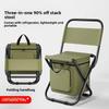 Portable Outdoor Folding Chair Three-in-one Leisure Chair Outdoor Camouflage Pony Camping Fishing Ice Bag Chair