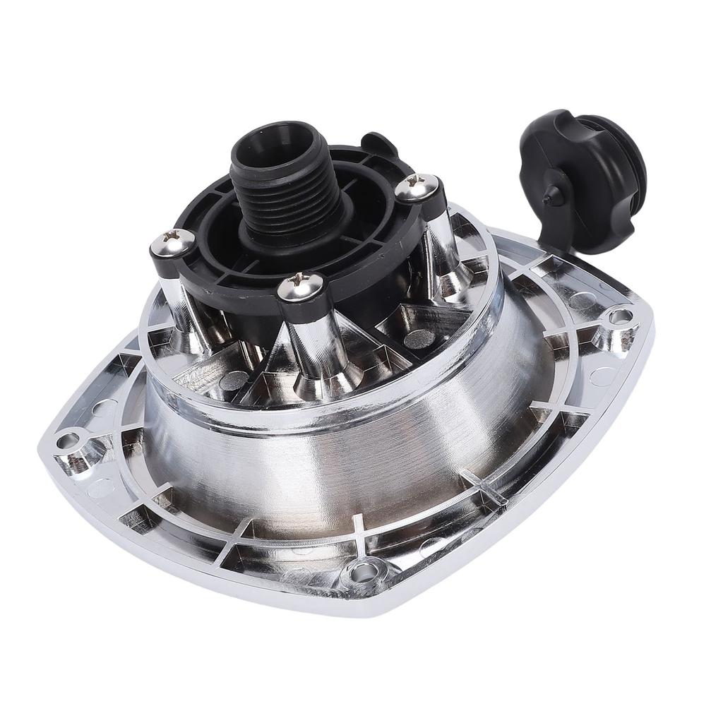 RV City Water Fill Inlet Plated Silver Water Fill Inlet with Check Valve Filter Net Replacement for Marine Trailer Motorhome