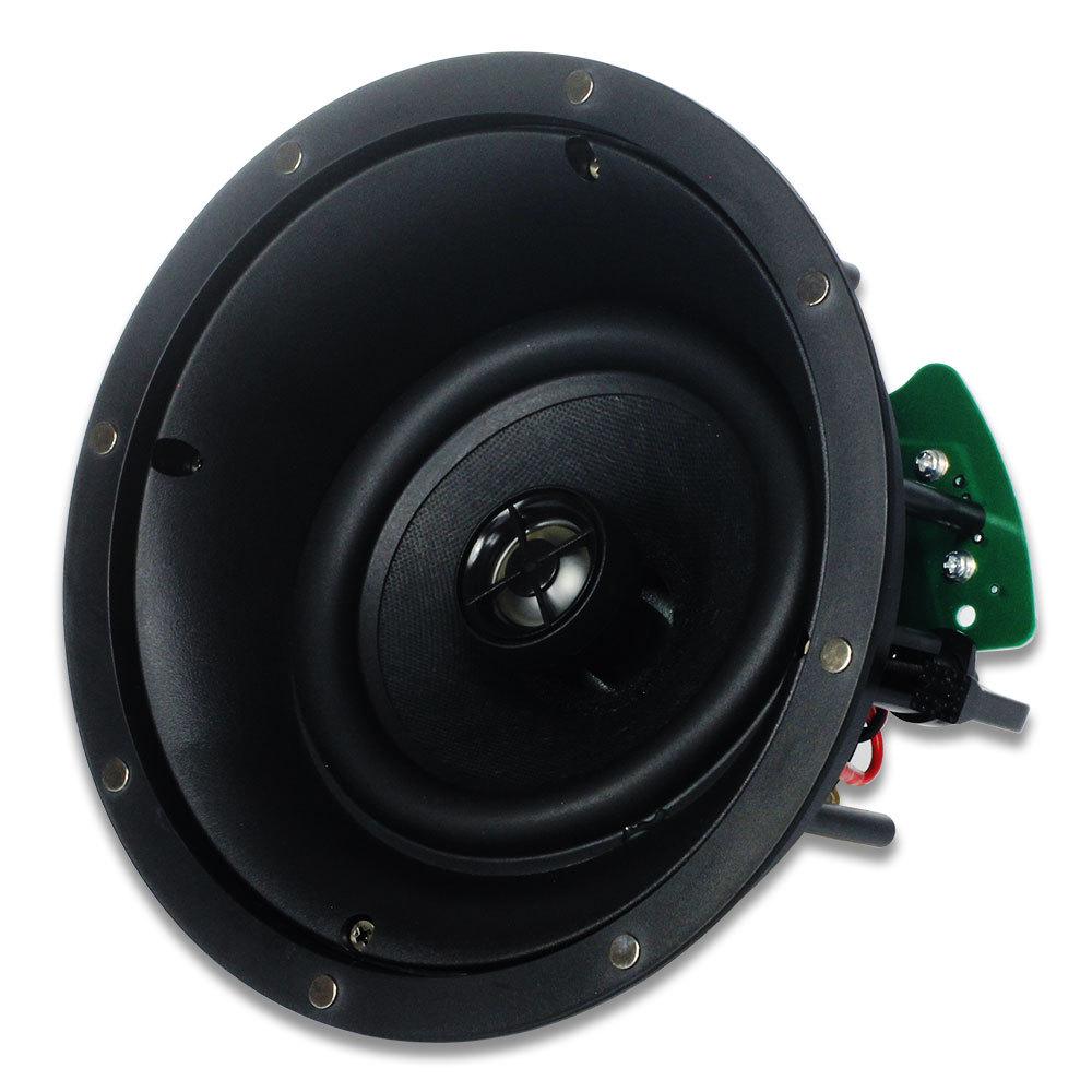 

6,5-дюймовый потолочный динамик с фиксированным сопротивлением и угловым креплением, со встроенной самовсасывающей решеткой для домашнего кинотеатра с объемным звуком