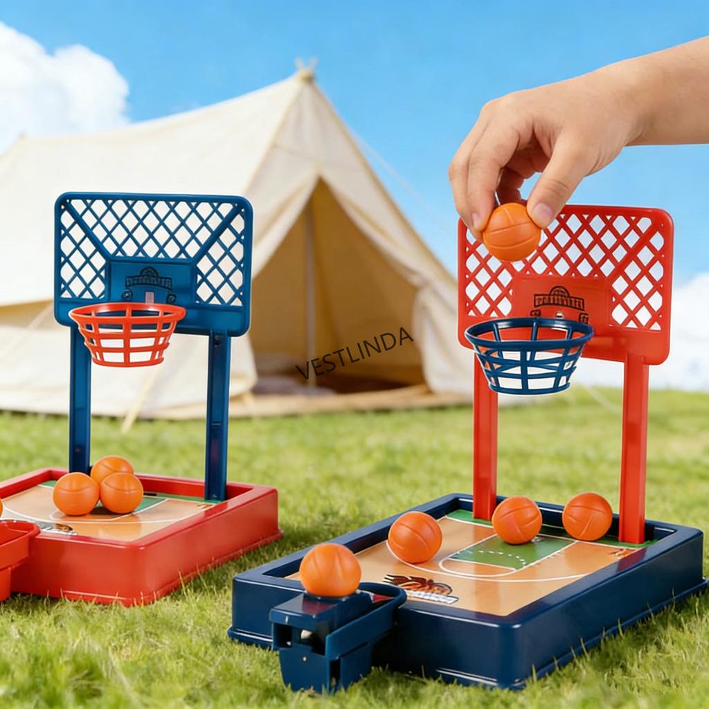 Mini Desktop Board Game Basketball Hoop Finger Shooting Machine Party Table Interactive Sport 2 Players Games Ball Toys For Fans