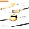 Portugal Stainless Steel Cutlery Set: Knife, Fork, Spoon, Teaspoon for Home, Hotel & Restaurant Use