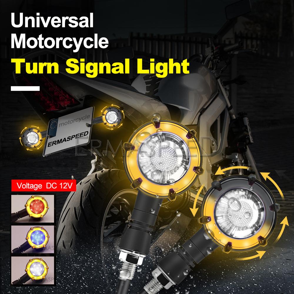 Led Sequential Turn Signals Motorcycle Indicators Blinkers Motorbike Brake Stop Signals Lamp 12V E-bike Scooter